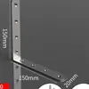 Soporte angular de acero inoxidable fijador de ángulo recto de 90 grados conector de soporte triangular de hierro pieza de refuerzo tipo ferretería soporte de estante