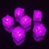 Cubos de Gelo Luminosos Quando Expostos à Água, Brinquedos de Barra Coloridos Piscantes, Luzes de Cubo de Gelo Pequenas com Sensor LED Piscante Rápido e Lento, Venda Direta do Fabricante