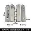 Bisagra de tres pliegues accesorios de bisagra para puerta de mueble armario bisagra de hierro plegable doblada ferretería para marco de fotos armario de zapatos armario con espejo venta al por mayor