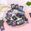 Serie Cielo Estrellado Danza de Ensueño Universo Pegatinas Washi Planificador Mensual Material DIY Pegatinas Decorativas 50 Hojas 6 Diseños