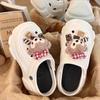 Zapatos de Cueva Famosos de Internet para Mujer Verano Ropa de Abrigo Sandalias Explosivas Suela Gruesa Punta Cerrada Playa Dos Formas de Usar Zapatos de Jardín EVA para Mujer