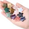 Cristal Natural No Poroso Transfronterizo 12 Piezas Estrella de Cinco Puntas con Tarjeta Juego de Regalo de Joyería DIY Decoración