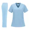 Versión Europea de Uniformes Médicos de Temu, Uniformes Finos, Uniformes de Enfermera Dental, Ropa de Trabajo para Doctor, Transfronterizo