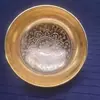 Baifu Bol de Plata Tres Piezas Artesanía de Metal Palillos de Plata Cuchara de Plata Pez Anual Bol de Plata Regalos de Venta en Vivo