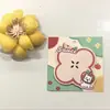 Notas Adhesivas de Manzana de Dibujos Animados con Alto Valor Estético, Estilo Ins, Bloc de Notas Adhesivas para Estudiantes, Notas de Mensajes y Diario