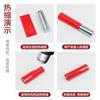 Tubo Termoencolhível de PVC Vermelho Bateria 18650 Couro Isolamento Proteção Filme de Embalagem Caixa à Prova de Poeira Retardante de Chama Encolhimento Rápido