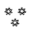 7X7Mm 0.2g Plata Antigua Al por Mayor DIY Aleación Accesorios para Joyería Cuentas Separadoras Separador Separador Cuentas Separadoras