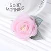 Broche Estilo Japonés y Coreano Estilo Fresco Flor de Tela Accesorios para Suéter Pin para Abrigo Traje Vestido Corsage Femenino Profesional Elegante