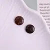 Botones Redondos Dobles de Cáscara de Coco Natural Retro Hechos a Mano DIY Ropa para Niños Camisa Chaqueta Botones Botón Decorativo Accesorios Material