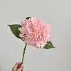 Arreglo Floral de Hortensias Artificiales para Decoración de Bodas, Decoración Suave, Exhibición Floral de Hotel, Decoración de Sala de Estar y Mesa de Comedor, Flores Falsas, Accesorios para Fotografía