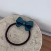 Banda de goma básica Lazo de acetato estándar dorado Cuerda para el cabello simple Banda de goma femenina Cuerda para el cabello elástica duradera Anillo para el cabello que combina con todo