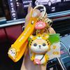 Llavero de Dibujos Animados del Zodiaco Chai Xiaolong para mujer, lindo y exquisito, muñeco Shiba Inu, llavero, colgante para mochila, regalo