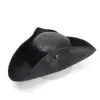 Sombrero de Piratas del Caribe para Halloween Sombrero de Capitán Jack de Imitación de Cuero Sombrero para Fiesta y Escenario Sombrero Triangular Decorativo
