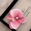 Clip para el Cabello de Orquídea Phalaenopsis con Atmósfera de Hada Súper para Mujer, Pinza Lateral de Pato Estilo Mori, Placa para la Parte Trasera de la Cabeza, Pinza para el Cabello