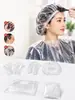 Disposable Hair Dye Coloring Kit, 4-Piece Hair Coloring Protection Set with Disposable Gloves, Ear Covers, Shower Cap & Protective Cape, Single-Use Hair Dye Accessories for Beauty Salon, Hairdresser, Barbershop, Spa, Hair Coloring, Bleaching, Highlights & Home Use, Wholesale Bulk Supply