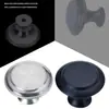 Tirador de acero inoxidable de un solo orificio, dorado y negro, para zapatero, puerta con forma de hongo, tirador redondo para cajón, tirador para mueble.