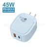 Cabezal de Carga para Teléfono Móvil Ac Ovalado Adaptador 5V2A Cargador de Carga Rápida Pd25Wqc3.0 Compatible con Apple
