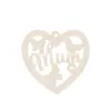 Corazón de Madera para el Día de San Valentín Transfronterizo Div con Forma de Corazón Etiquetas de Madera para el Día de la Madre Fiesta de Cumpleaños Decoración del Hogar Adornos Colgantes