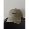 Boné de Baseball Bordado com Letra Novo Outono/Inverno 2026 Estilo Coreano Unissex Par Versátil Afina o Rosto Boné de Baseball Roxo