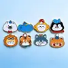 Insignia Metálica de Cabeza de Animal Lindo de Dibujos Animados Broche de Aleación de Elefante León Tigre Decoración para Ropa de Estudiante Bolsa