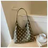 Bolso de mano de diseño de alta gama estilo coreano, lujo ligero con lunares, adecuado para ir al trabajo, casual y versátil, bolso de hombro y cruzado exquisito