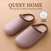 Nuevas Pantuflas de Algodón Estilo Birkenstock para Mujer para Exteriores de Otoño e Invierno, Pantuflas de Algodón Impermeables y Resistentes a la Suciedad con Suela Gruesa de Eva, Pantuflas de Algodón Peludo para Mujer