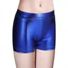 Leggings de Verano de Moda Transfronterizos para Niños con Acabado de Lámina Dorada, Pantalones Cortos tipo Boxer Antiexposición para Actuación en Escenario, Pantalones Populares de Venta Caliente