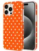 Adecuado para funda de teléfono de lunares para iPhone 17, funda suave de cobertura total IMD de lunares para Samsung S24, Apple 15 Pro