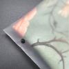 Saco Transparente Fosco com Zíper para Embalagem de Roupas Íntimas, Sutiã, Toalha, Meias, Armazenamento, Saco Ziplock Durável