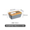 Caja de Mantequilla de Cerámica Creativa Europea y Americana Vajilla Estilo Europeo Plato Cuadrado para Mantequilla con Tapa Plato para Mantequilla Dim Sum Caja para Queso Almacenamiento
