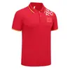 Camiseta esportiva de manga curta com gola de lapela da equipe chinesa de verão uniforme nacional camisa polo masculina e feminina escola esportiva uniforme escolar de artes marciais uniforme de treinador de natação