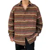 Camisa de Manga Larga Retro Guapa de Marca de Moda Primavera y Verano para Hombre Versátil Holgada Guapa Floral para Pareja Chaqueta Hip-Hop