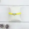 Pulsera de Set de Frutas de Arcilla Suave Colorida de Verano Popular Transfronteriza Europea y Americana Pulsera Elástica Versátil de Dibujos Animados para Mujer