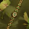 Bs Nuevo Más Vendido Ventas Directas de Fábrica Exportación Popular Transmisión en Vivo Reloj de Cristal Verde Jade Verde Esmeralda Fa1685