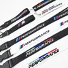 Lanyard para Teléfono Móvil de Rendimiento de Coche Modificado Colgante Metálico de Coche Colgante de Correa de Muñeca de Tela Bordada