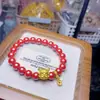 Arena Imperial con Contenido Medio Combinado con Pulsera de Accesorios Nezha, Sencillo, Versátil, Moderno y Exquisito, Pulsera Unisex, Producto para Transmisión en Vivo