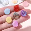 Contas de Caracol em Vidro Iridescente Pintado a Ouro, Contas Soltas de Vidro, Materiais para Acessórios de Cabelo Artesanais DIY Estilo Antigo, Materiais para Montagem de Pulseiras