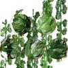 Planta Verde Hiedra Ratán Artificial Vid Artificial Flor Boda Flor Artificial Planta Verde Vid de Flores Decoración de Escena