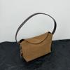 Bolso de Mano Vintage Estilo Coreano para Mujer, Nuevo Bolso Versátil de Hombro o Sobaco de Ante para Otoño e Invierno 2025