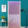 Cortina de Puerta Anti-Mosquitos Sin Taladro, Cortina de Gasa de Tela, Media Cortina de Encaje para Dormitorio, Cortina Divisoria, Cortina de Privacidad, Cortina Colgante para el Hogar para Todas las Estaciones, Producto Nuevo
