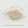 Caixa para Hambúrguer, Caixa de Embalagem para Viagem, Caixa Descartável para Refeição de Viagem, Caixa de Bolo Biodegradável da Moda, Caixa para Sobremesa Grafiteável