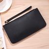 Cartera larga de estilo coreano con contraste de colores y cara suave, moderna, de gran capacidad, de doble capa, para teléfono móvil, monedero de mano, bolso pequeño, regalo.