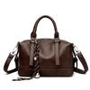 Bolso Boston de piel suave retro con diseño transfronterizo, bolso de alta gama para mujer, bolso bandolera de hombro de gran capacidad y combinable.