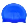 Gorro de Natación de Silicona para Adultos al por Mayor, Unisex, Equipo de Natación de Color Sólido, Gorro de Natación de Silicona Fresco y de Alta Elasticidad