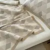 Conjunto de Colcha Acolchoada de Algodão e Linho Lavada em Alta Temperatura Novo para Primavera e Verão Conjunto de Três Peças Colcha 100% Algodão Classe A Peça Única Capa de Edredom Fresca e Simples
