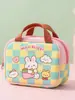 Bolsa de Cosméticos Cuadros Conejo de Dibujos Animados Personalizada Portátil Gran Capacidad Bolsa Portátil para Almacenamiento de Productos de Cuidado de la Piel Bolsa de Almacenamiento de Mano