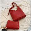 Bolso Tote de Moda con Tapa Suave Bolso Grande para Mujer 2024 Nuevo de Alta Gama Touche Bolso Cruzado Tote de Gran Capacidad Bolso de Hombro Casual