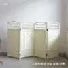 Biombo Tejido de Paja para Jardín de Infantes, Pantalla Pequeña Plegable, Divisor Decorativo, Esquina Móvil para Área de Actividades Bjs