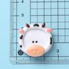 Prato animal brilhante de desenho animado acessórios de resina diy joias grampo de cabelo feito à mão capa de celular copo de água adorno de cabeça atacado