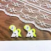 Accesorios Populares para Uñas de Dibujos Animados My Little Pony Hielo Transparente Lindos Unicornios Arcoíris 3D Decoraciones de Resina para Uñas Desgastables
